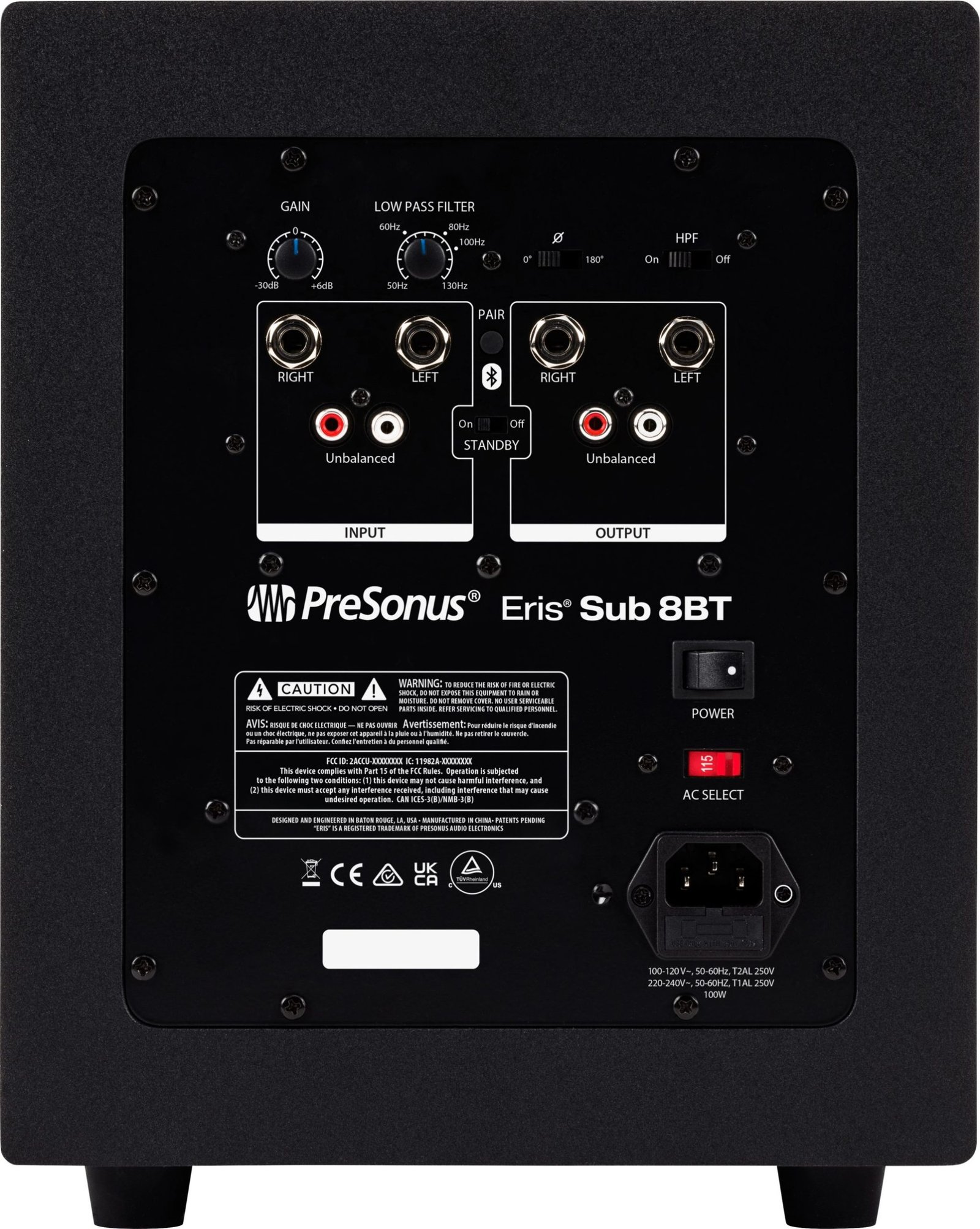 Eris Sub 8BT Subwoofer de Estudio Bluetooth Presonus - Imagen 3