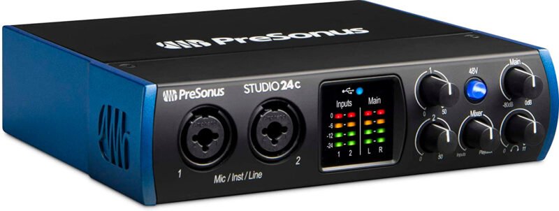 Studio 24C – Interfaz de audio con USB-C Presonus