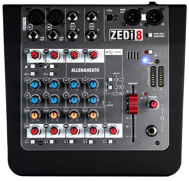 Mezclador Zedi 8 Allen & Heath