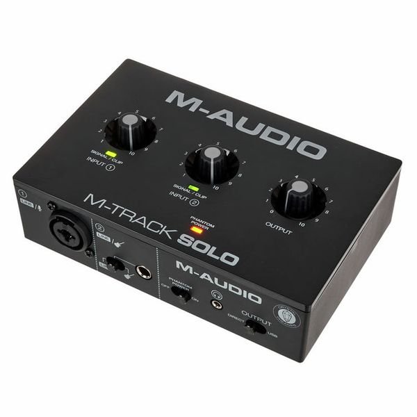 M-Audio M-Track Solo – Interfaz de Audio USB  2 Canales