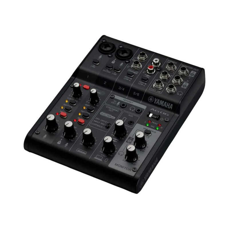Interface de Audio Yamaha AG06MK2 Black