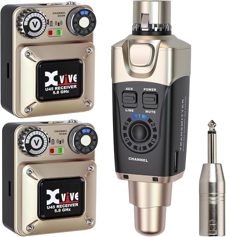 Xvive U45R2 – Sistema Inalámbrico de Monitoreo In-Ear Dual