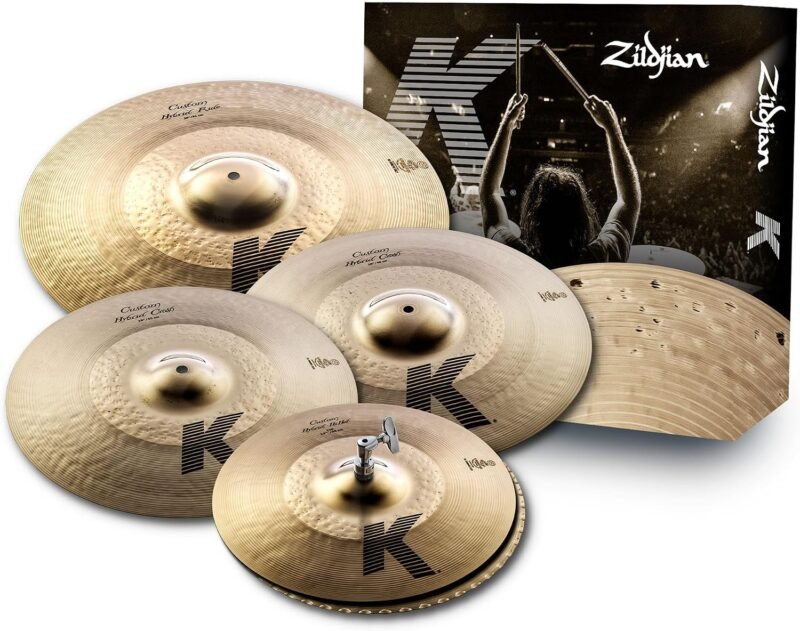 Set de Platillos Zildjian K Custom Hybrid Pack – Modelo K1250 Premium B20 (14.25", 16", 18", 20")