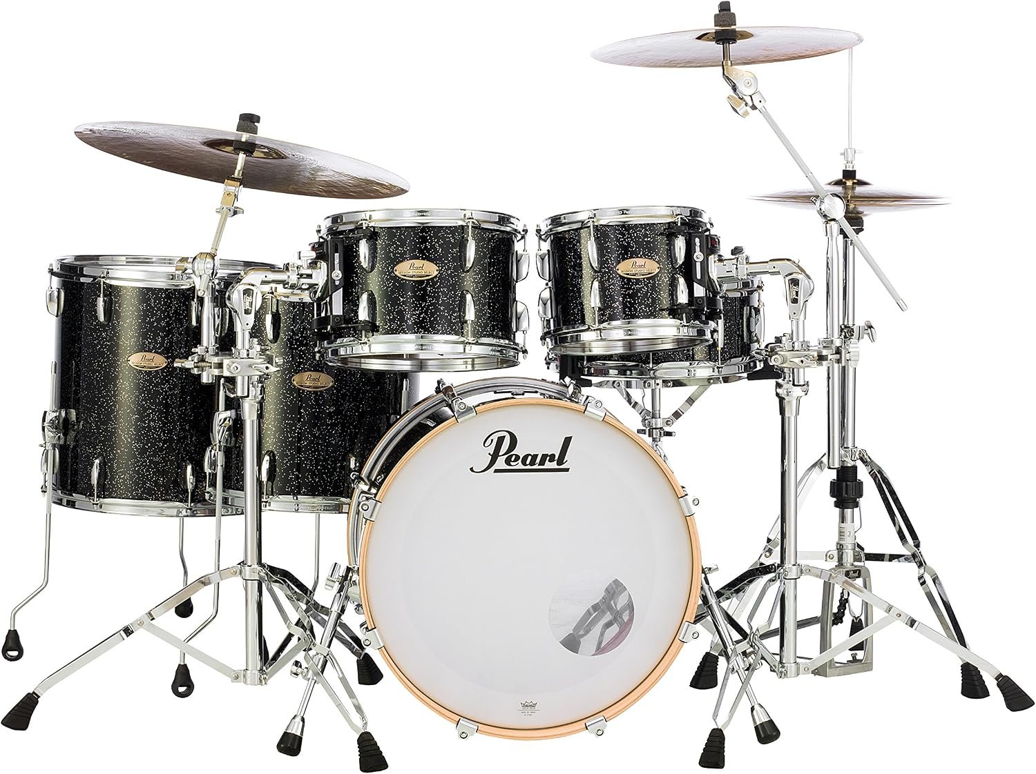 Batería Pearl Session Studio Select Series 5 piezas - Black Halo Glitter (Solo Cuerpos)