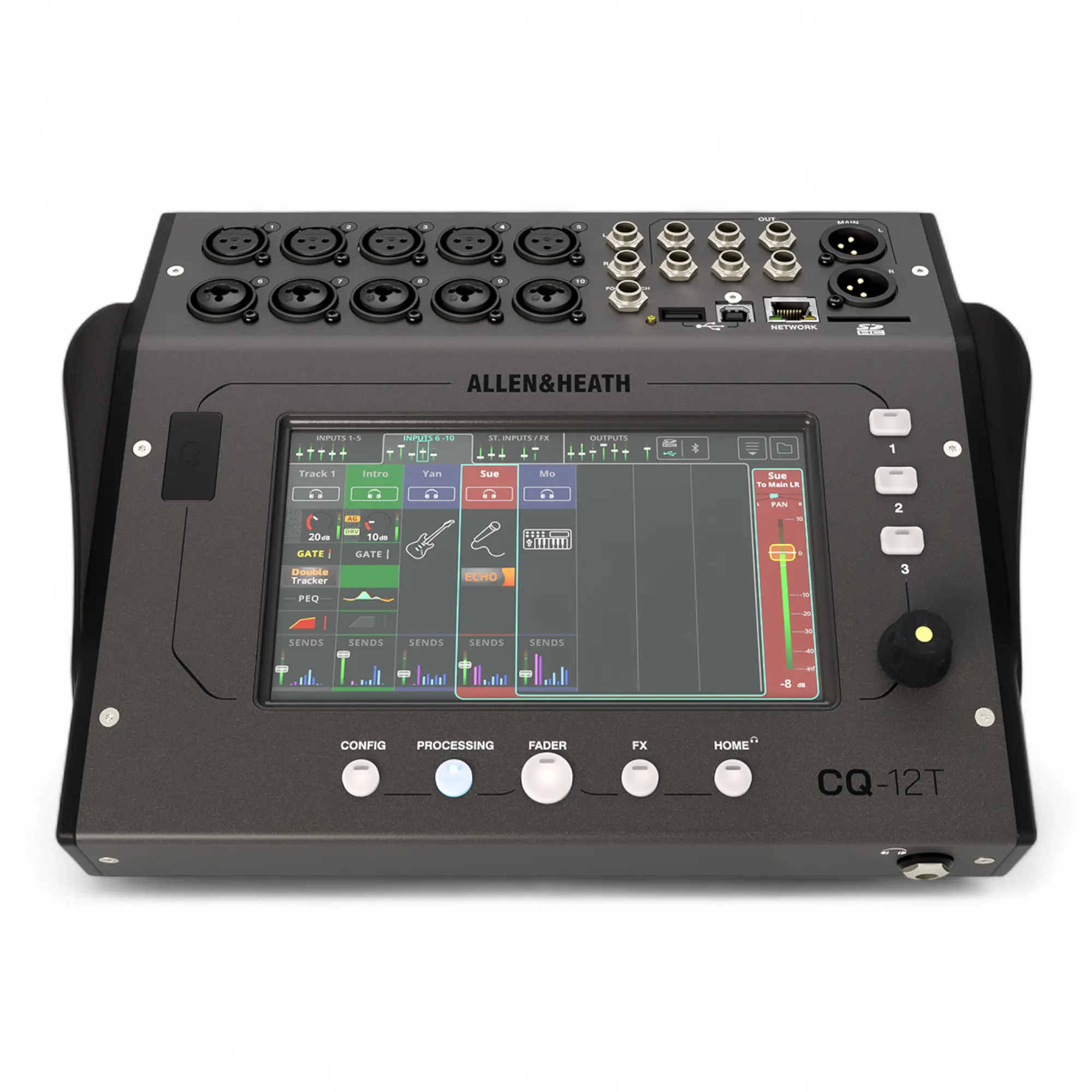 Allen & Heath CQ-12T - Consola de sonido digital ultracompacta