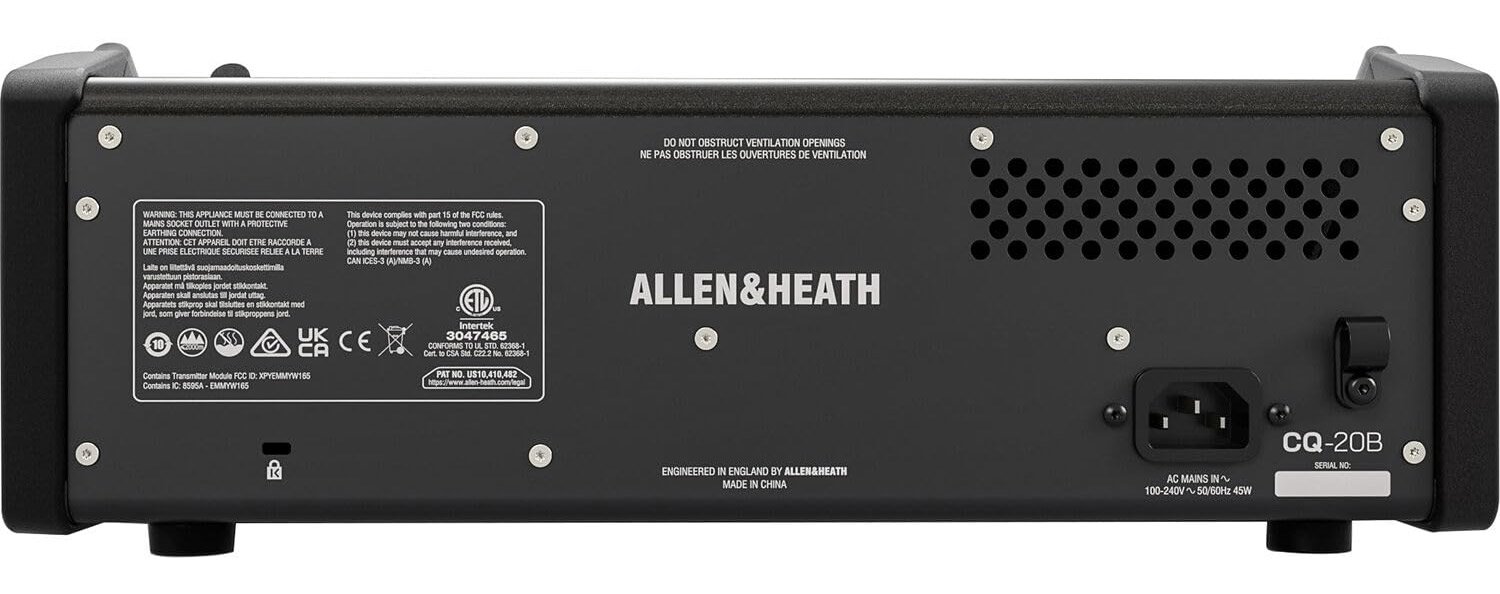 Allen & Heath CQ-20B - Consola digital ultracompacta de 20 canales - Imagen 4