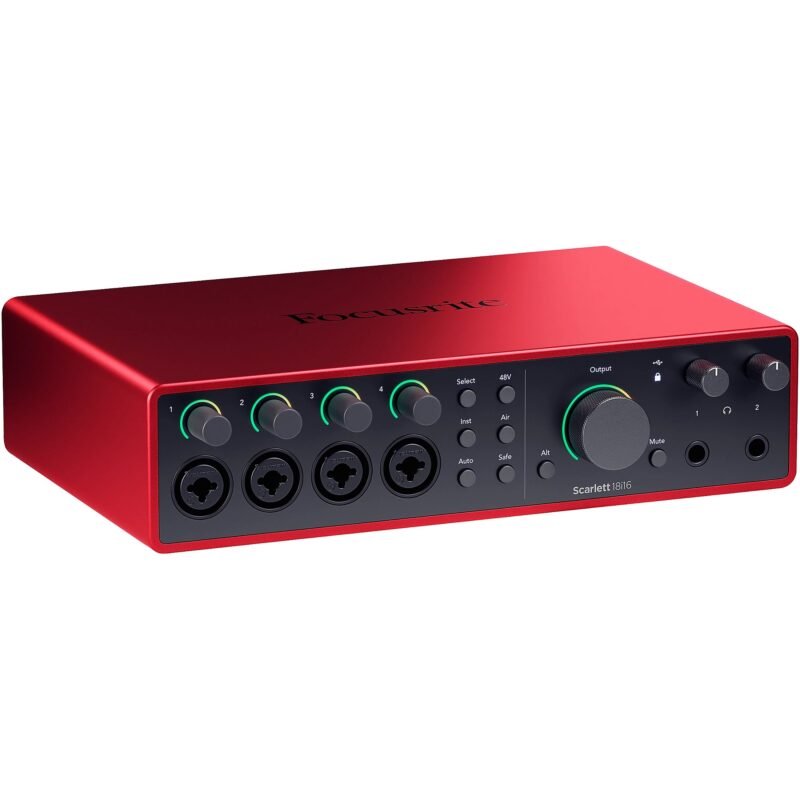 Focusrite Scarlett 18I16 GEN4 - Interfaz de audio
