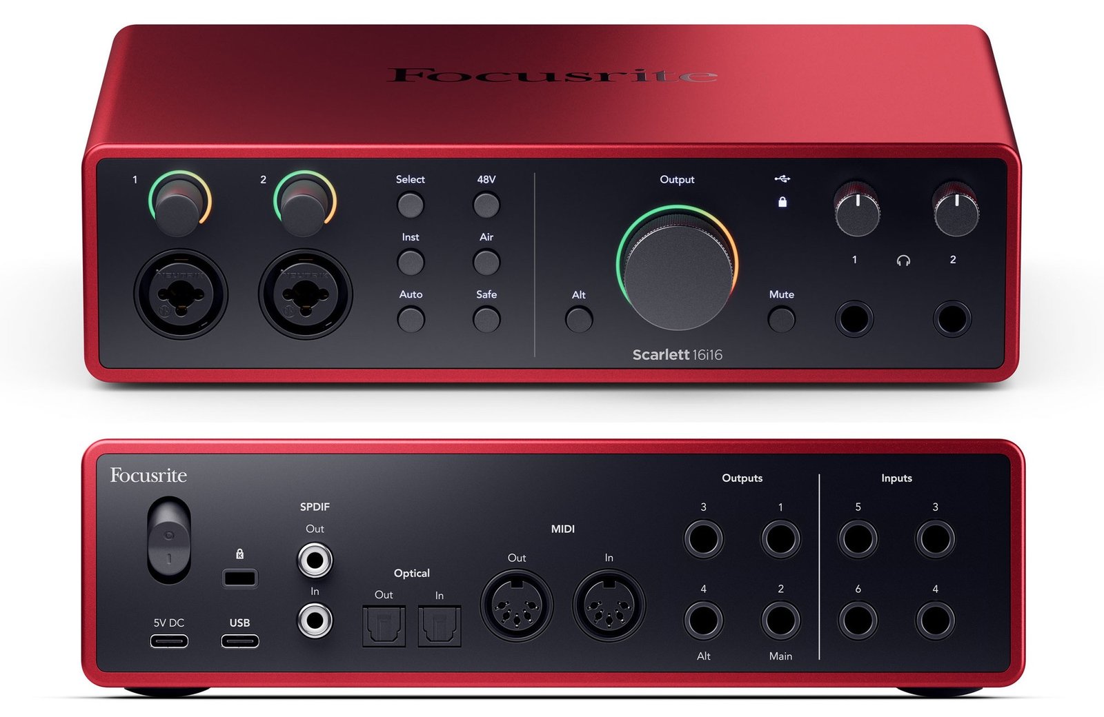 Focusrite Scarlett 16I16 GEN4 - Interfaz de audio - Imagen 3