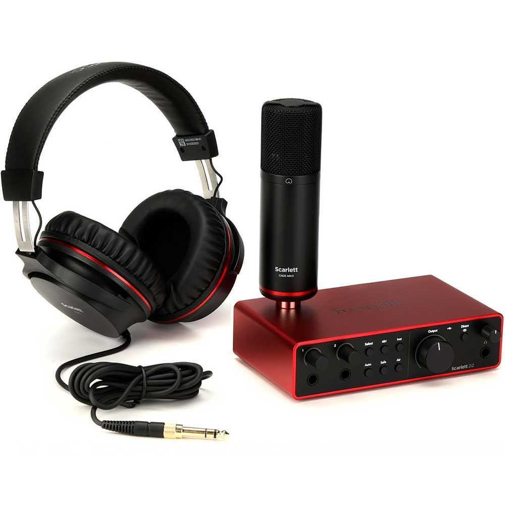 Focusrite Scarlett 2I2 Studio Gen4 KIT - Paquete completo de producción de audio - Imagen 2