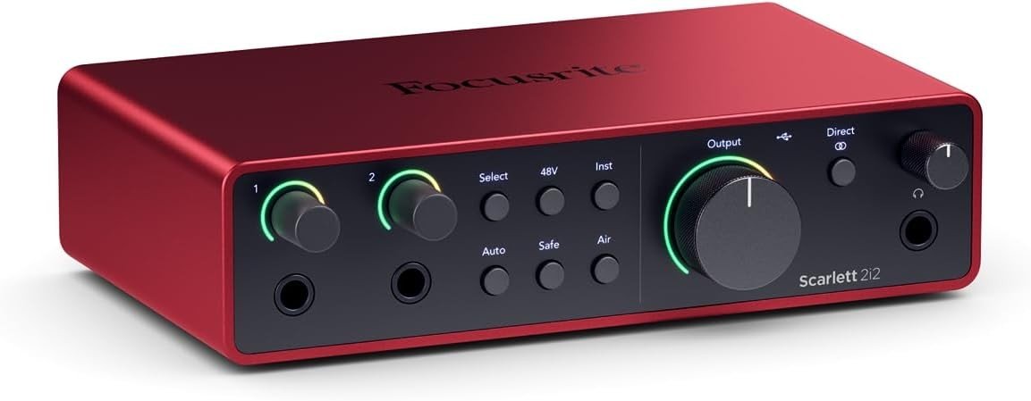 Focusrite Scarlett 2I2 Studio Gen4 KIT - Paquete completo de producción de audio - Imagen 4