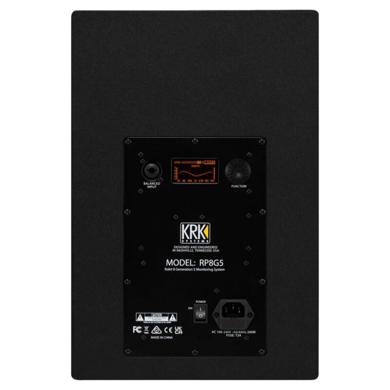 KRK-Rokit-8-5a-Geracao-Monitor-de-Estudio-RP8-Par-
