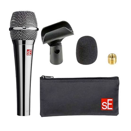 sE Electronics V7 CHROME - Micrófono dinámico supercardioide de mano cromado