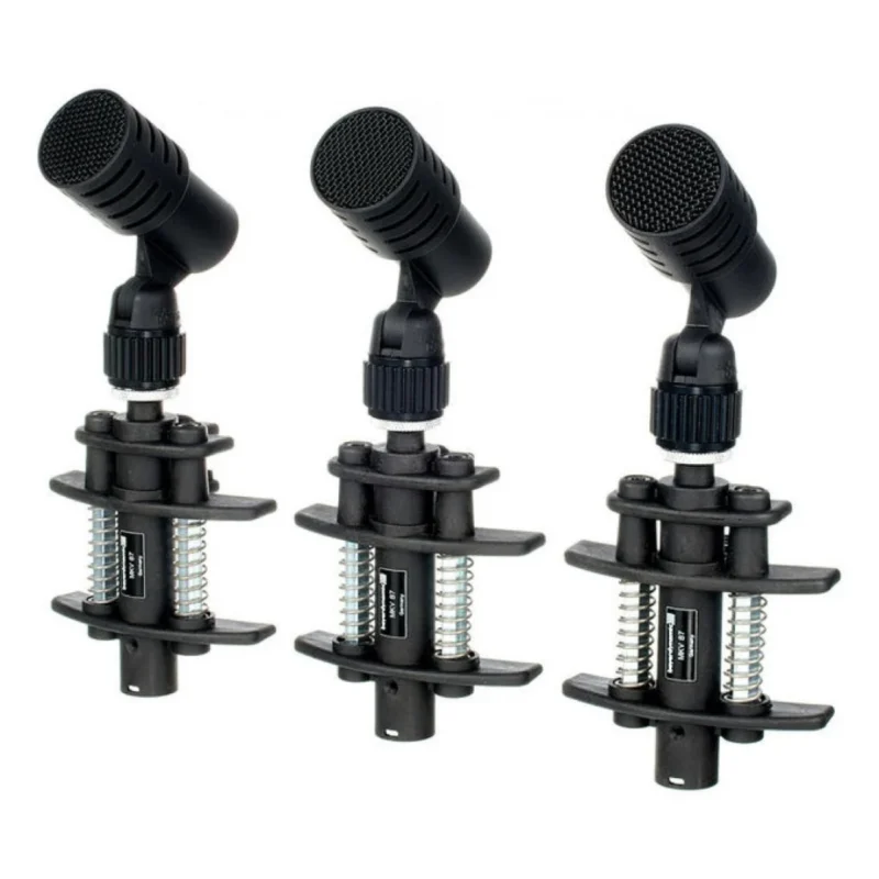 Beyerdynamic TG D35 Triple Set - Micrófonos dinámicos supercardioide para toms, caja y percusión