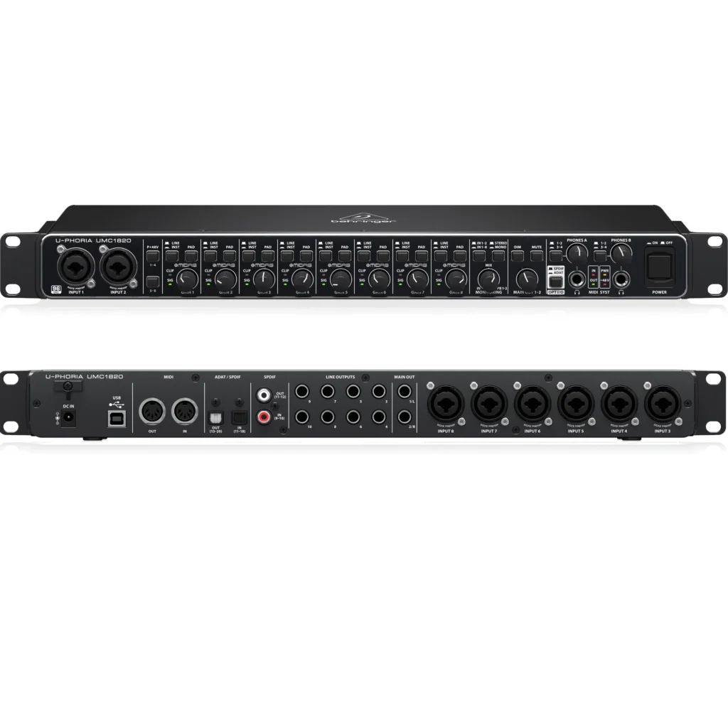 Behringer U-Phoria UMC1820 8CH - Interfaz de audio