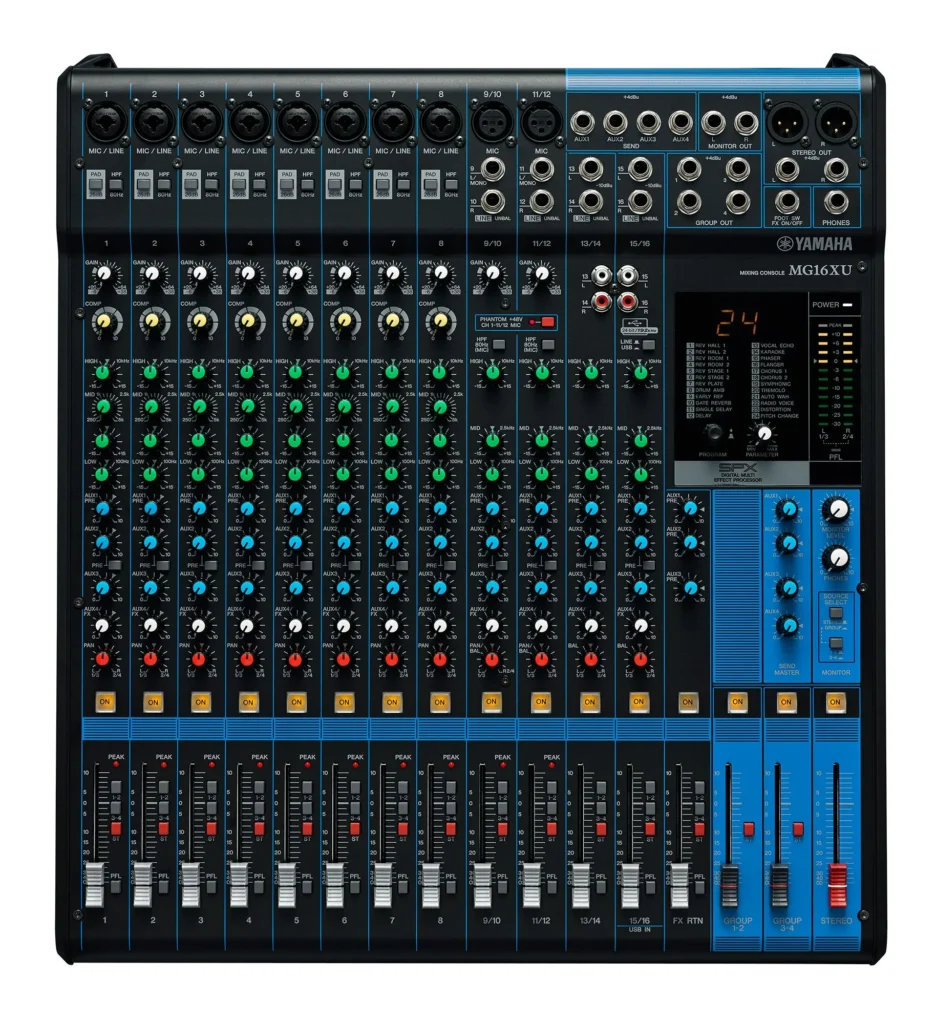 Yamaha MG16XU - Consola analógica de 16 canales