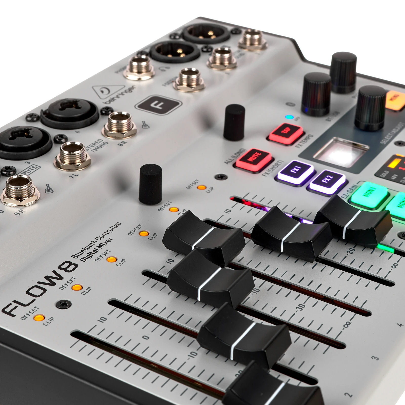 Behringer FLOW 8 - Consola digital de 8 entradas, audio Bluetooth e interfaz de audio USB - Imagen 4