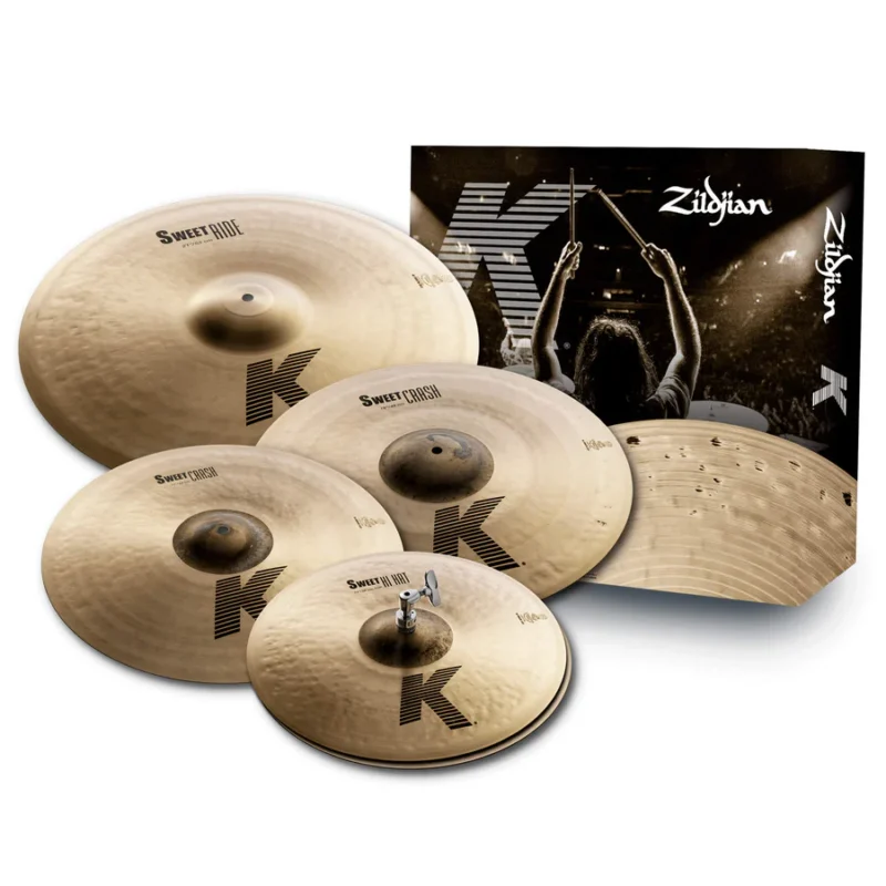 Set de Platillos Zildjian K Sweet Cymbal Pack – Modelo KS5791 Tradicional Premium (15", 17", 19", 21")
