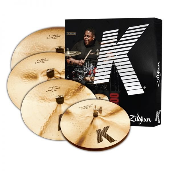 Set de Platillos Zildjian K Custom Dark Pack – Modelo KCD900 Traditional Finish (14", 16", 18", 20")