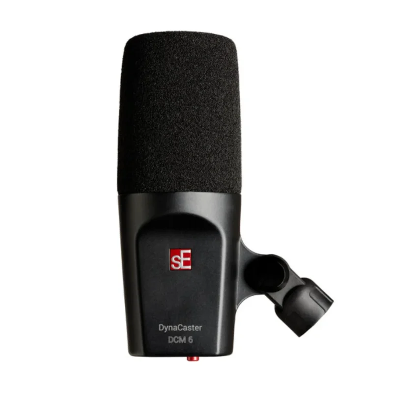 sE Electronics DynaCaster DCM6 - Micrófono dinámico activo para podcasting, streaming, radio