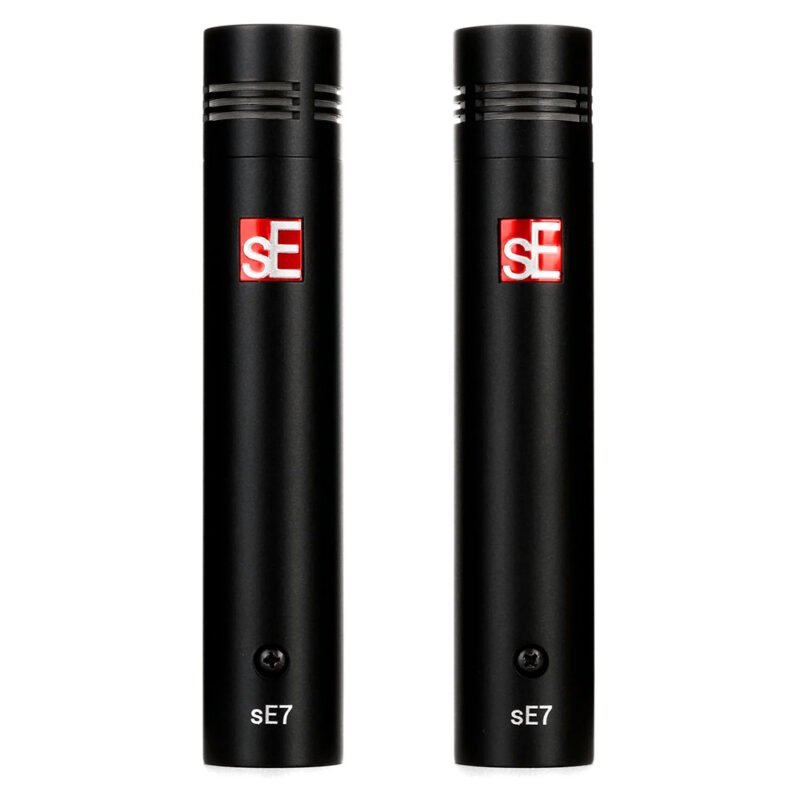 sE Electronics sE7 Matched Pair - Par de micrófonos de condensador de diafragma pequeño (tipo lapicero)
