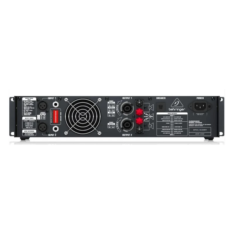 Behringer Europower EP4000 – Amplificador de potencia profesional de 4000W - Imagen 3