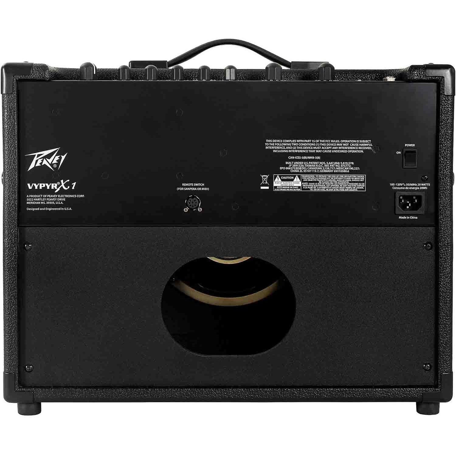 Peavey VYPYR X1 - Amplificador combo de modelado de guitarra de 20W y 1x8" - Imagen 3
