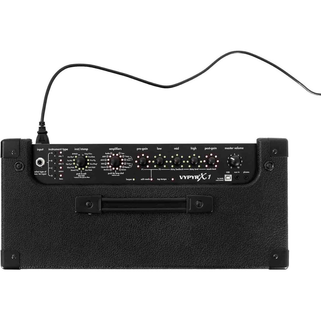 Peavey VYPYR X1 - Amplificador combo de modelado de guitarra de 20W y 1x8" - Imagen 4