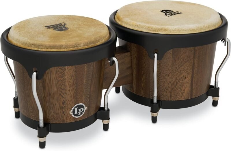 LP Aspire LPA601-SW – Set de bongós (Satin Walnut)