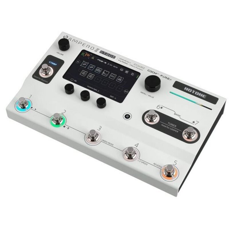 Hotone Ampero II Stage (MP-380) - Pedalera multiefectos para guitarra y bajo