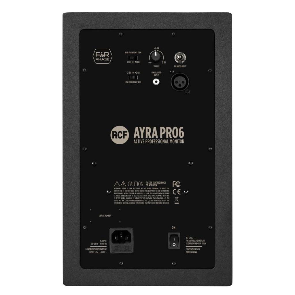 RCF Ayra Pro 6 - Monitores activos de estudio de 6.5 pulgadas (El Par) - Imagen 3