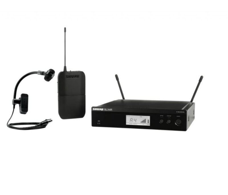 Shure BLX14R/PGA98H - Sistema inalámbrico con micrófono condensador para instrumentos de viento