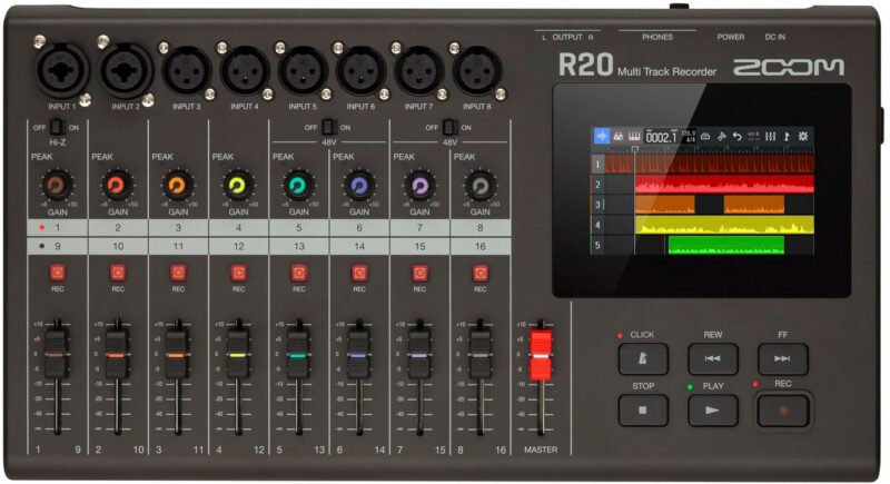 Zoom Multitrack R20 - Grabador y Estación de Producción